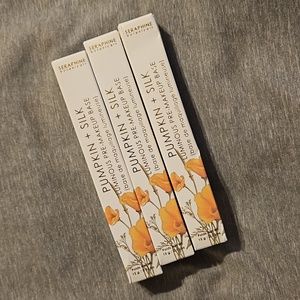 Seraphine Botanicals Pumpkin + Silk - Luminous Pre-Makeup Base Trio